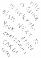 funny humour Christmas Card 6619 created by Redback Cards