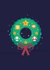 gamer geek Christmas Card 1178 created by Christina Connelly