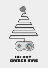 Merry gamermas Christmas Card 22886 created by Christina Connelly