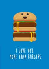 burger food Anniversary Card 22889 created by Christina Connelly