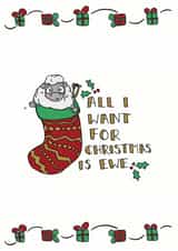 All I Want For Christmas Is Ewe Card  created by Kat Willott