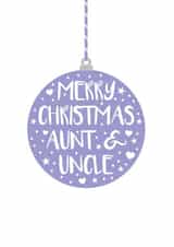 Merry Aunt Christmas Card 4108 created by Cookie Design