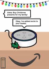 alexa buy Christmas Card 12301 created by Ilan Asher