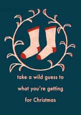 christmas holiday Card 27187 created by Milklegs Co.