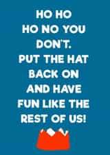 Adult Humour Christmas Card 30887 created by Peter Cole