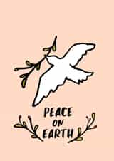 peace on Christmas Card 27188 created by Milklegs Co.