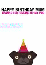 happy mum Birthday Card 8152 created by Filthy Sentiments