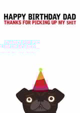 happy thanks Birthday Card 8153 created by Filthy Sentiments