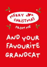 Merry Christmas from me and your favourite grandcat created by PaperJam Print Co.