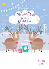 parents merry Christmas Card 6078 created by YTR Studios (Yasmin Tara)