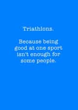 runner running Good Luck Card 13452 created by Running Cards UK