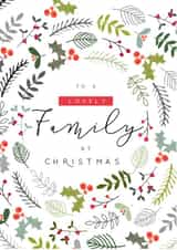 Modern/contemporary Christmas Card, featuring an all over design. created by Laura Darrington Design Ltd.