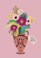 flower floral Thank You Card 5814 created by Olive + Jude