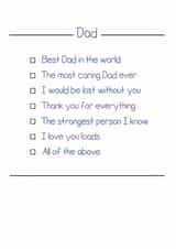 Dad best Birthday Card 36129 created by Rubber John