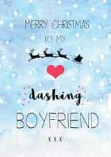 boyfriend merry Christmas Card 37344 created by LAURA TRUBY DESIGNS