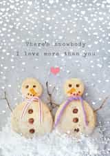 snowman snow Christmas Card 13780 created by LAURA TRUBY DESIGNS