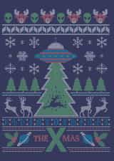 x-files sweater Christmas Card 22535 created by Diego Pedauye