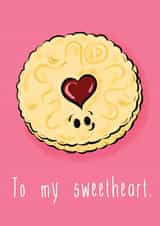 To my sweetheart.  created by The Taste Buds