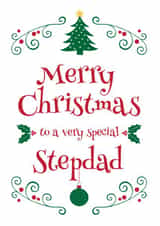 stepdad special Christmas Card 4795 created by Hello Fridays Studio