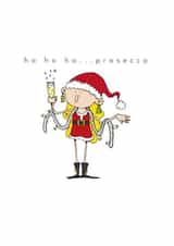 christmas Prosecco Card 29049 created by Sam Williamson