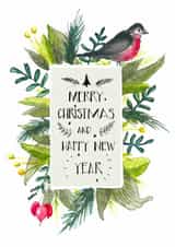 merry xmas Christmas Card 1999 created by Silvia Betancourt