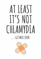 at least Get Well Card 12237 created by Banter King