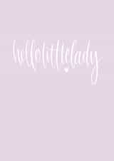 hello little New Baby Card 13463 created by Mel Devine