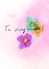 ta very Thank You Card 14408 created by Jennifer Gregory