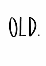 Old birthday card created by STUDIO THIRTY TWO