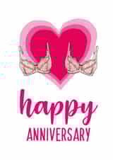 bra happy Anniversary Card 10457 created by Rulu