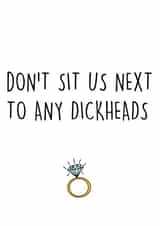 Rude - Engagement - diamond ring card created by Pippa Ray
