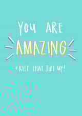 Keep up being amazing card created by STUDIO THIRTY TWO