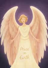 angel peace Christmas Card 26209 created by Sarah Satrun