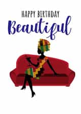 african afrocentric Birthday Card 38188 created by AfroTouch Design