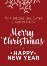 special daughter Christmas Card 13539 created by F. Mower