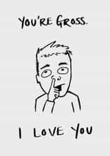 gross love Card 34428 created by Gerry Alexis