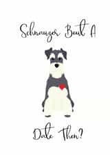 schnauzer bout Anniversary Card 27475 created by The Monochrome Bow