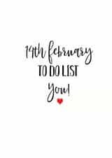 14th february Valentines Day Card 27476 created by The Monochrome Bow