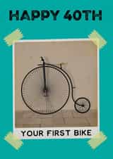 happy 40 Birthday Card 9890 created by Jon Hall Design