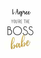bossbabe boss Card 27479 created by The Monochrome Bow