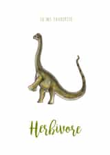 Herbivore Dinosaur Birthday Card 13379 created by Beth Goodwin