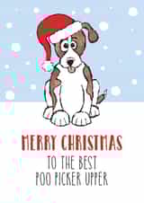 merry xmas Christmas Card 7493 created by HC Illustrations