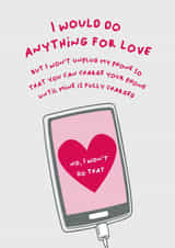 I would do anything for love created by PaperJam Print Co.