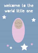 baby girl New Baby Card 12482 created by Calliwally