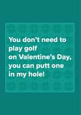 don't need Valentines Day Card 11098 created by Just Spag