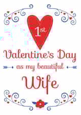 1st beautiful Valentines Day Card 4800 created by Hello Fridays Studio