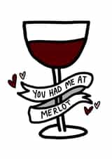 Funny Anniversary / Love / Valentine's Wine Card created by Studio Yelle