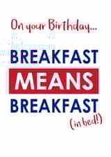 brexit breakfast Birthday Card 35662 created by Eoin McKeown