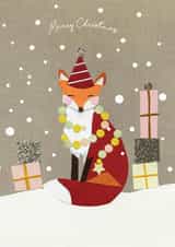 Festive Fox Christmas Card 14528 created by Tigerlily