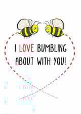 love bee Valentines Day Card 22539 created by Chris Williams